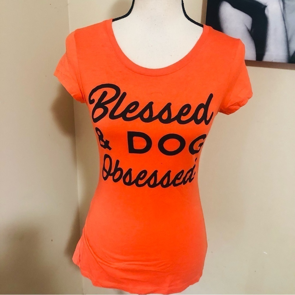 Blessed & Dog Obsessed Fitted Tee